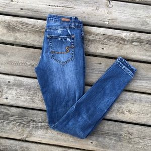 Eighty-Two Denim Distressed Jeans